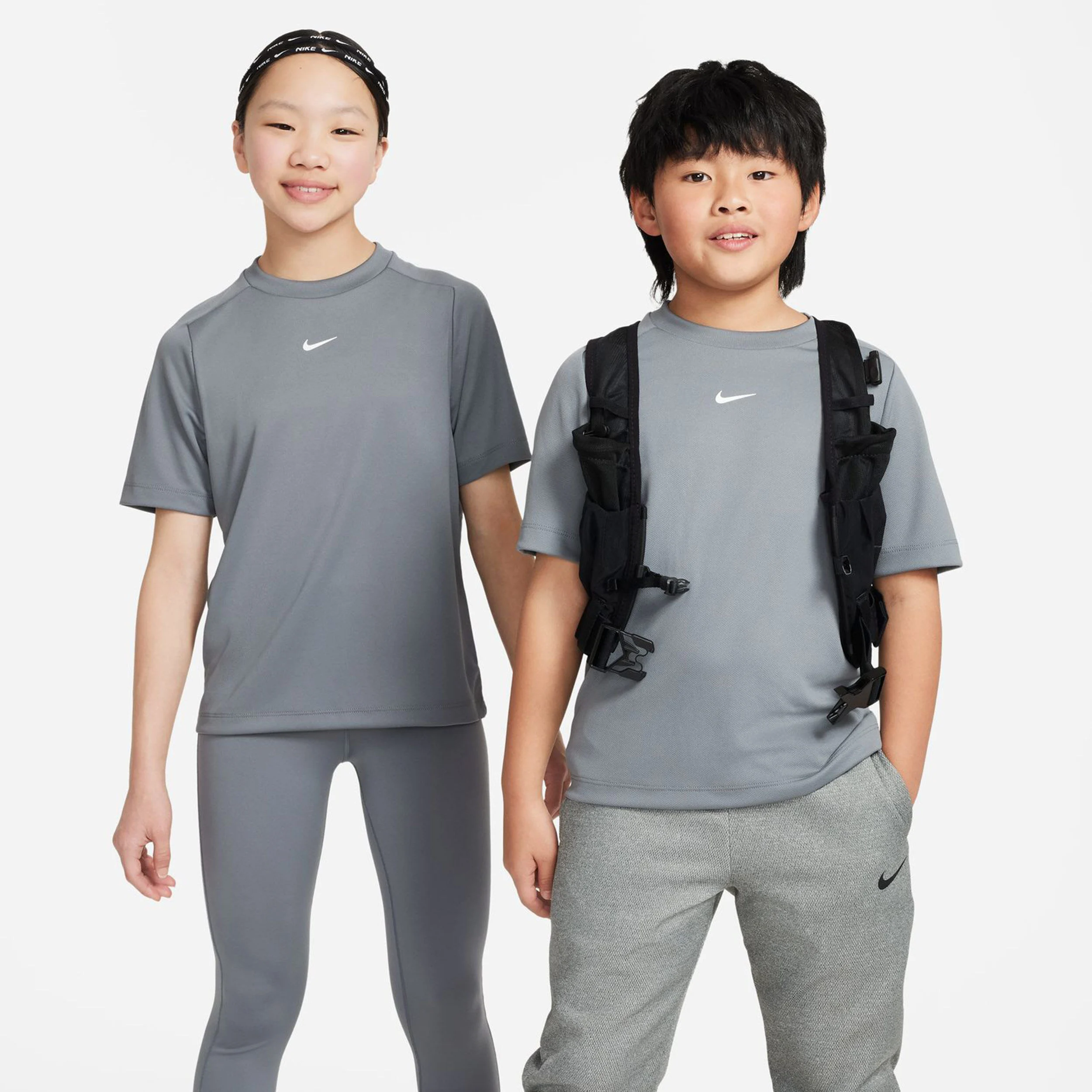 Nike Dri-Fit Multi T-shirt Garçons - Gris