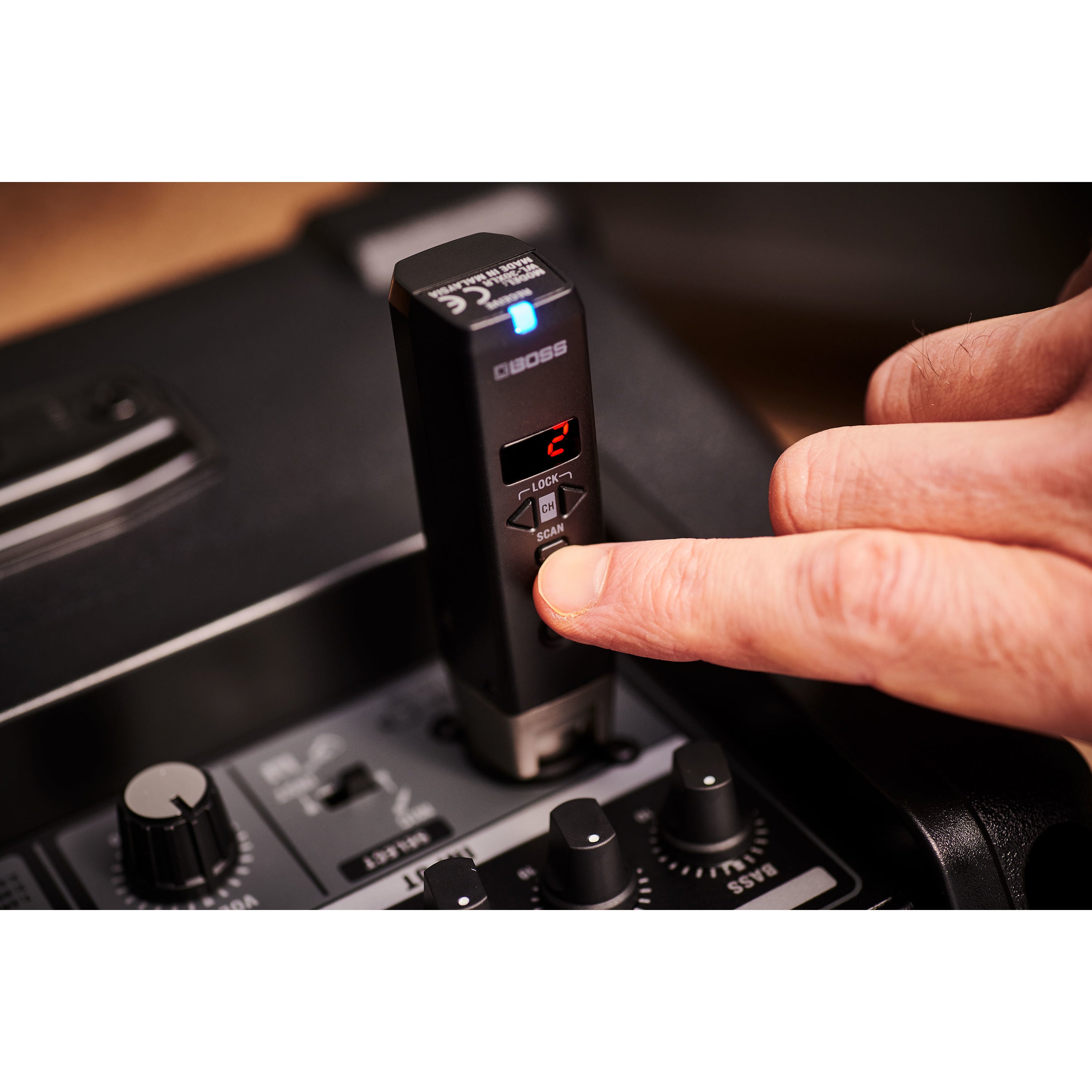 Boss WL-30XLR snap-on systeem