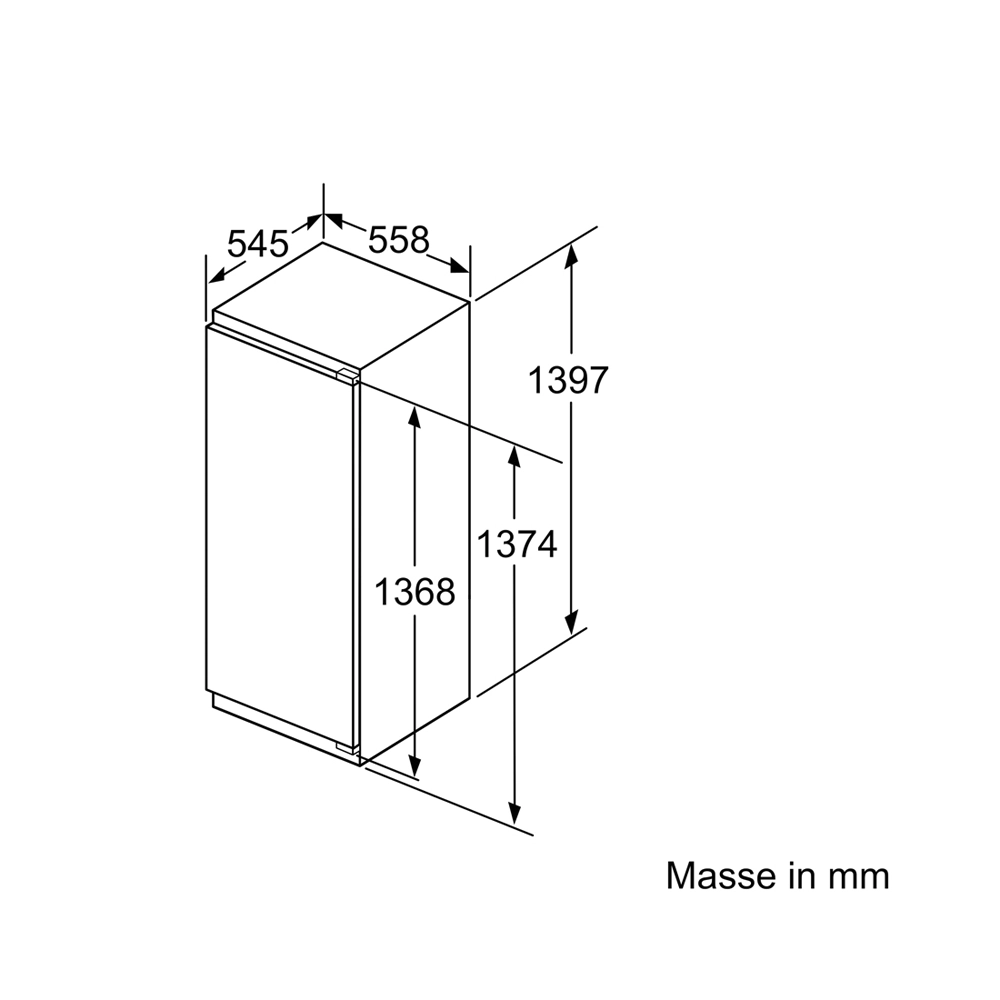 Bosch KIF51AFE0 Einbau-Kühlschrank 220 Liter