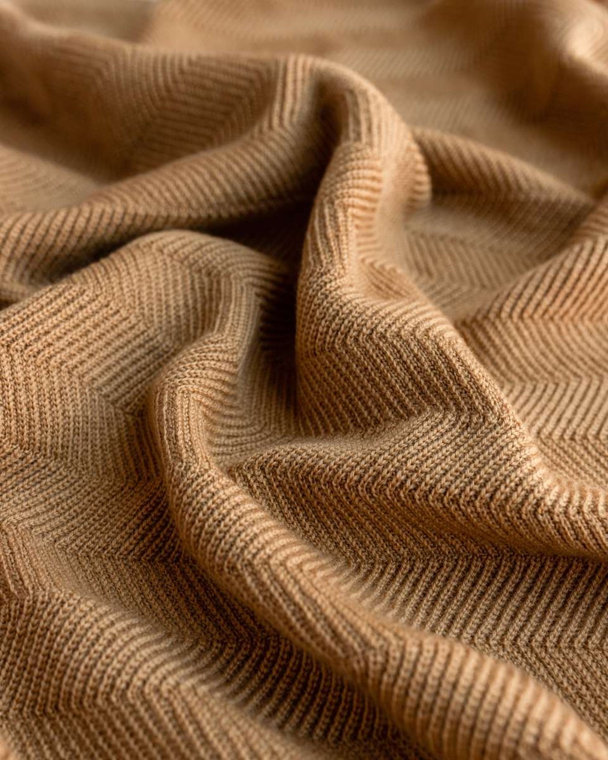 Babyteppe Ull, Tykt – 100% Merino, Ubehandlet | Freddie, Ochre