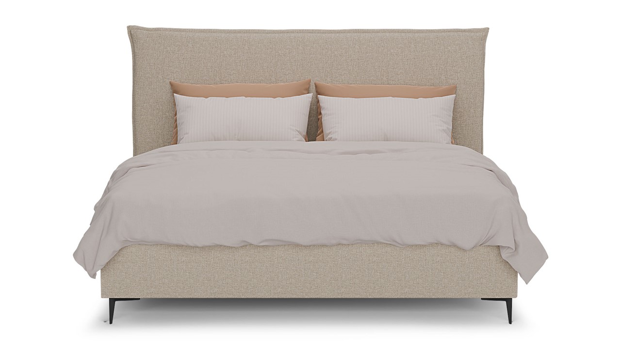 Opbergbed Morgan - Linen touch beige