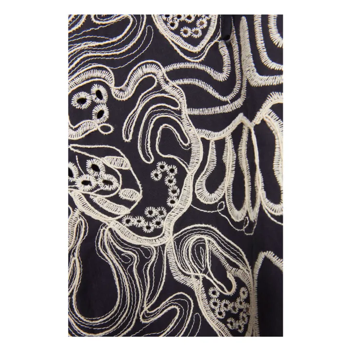 Rodebjer Robe Lacets Galaxy | Noir