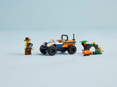 LEGO Jungleonderzoekers: rode panda-missie met terreinwagen (60424)