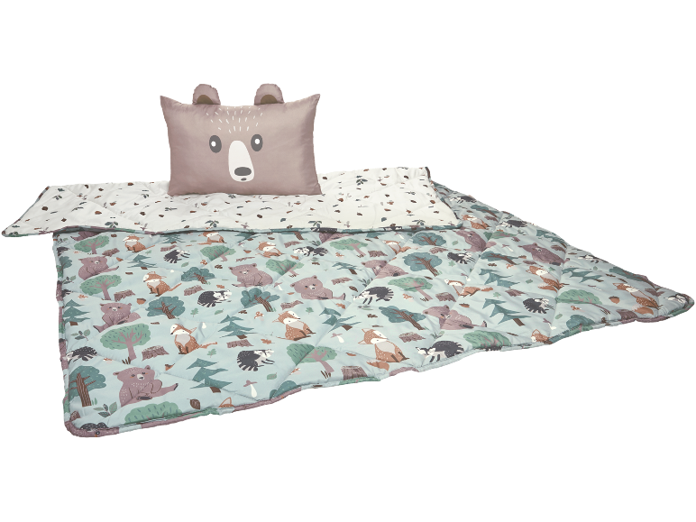 Kinder dekbed met kussen 140 x 200 cm