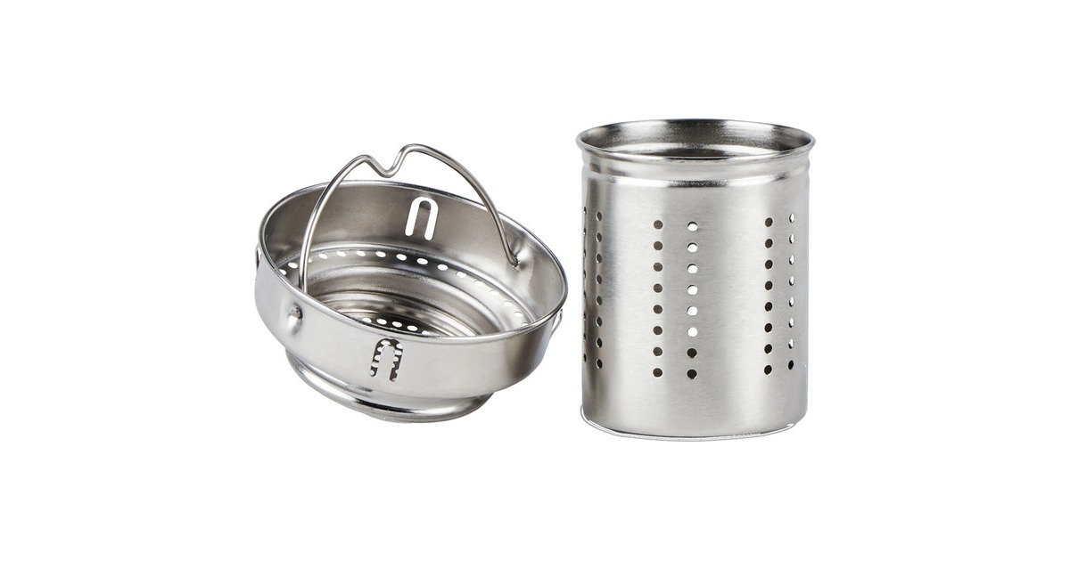 EmsaTea Mug Thermosbeker 0,4 Liter  (Zwart/transparant, Glas, schroefdop)