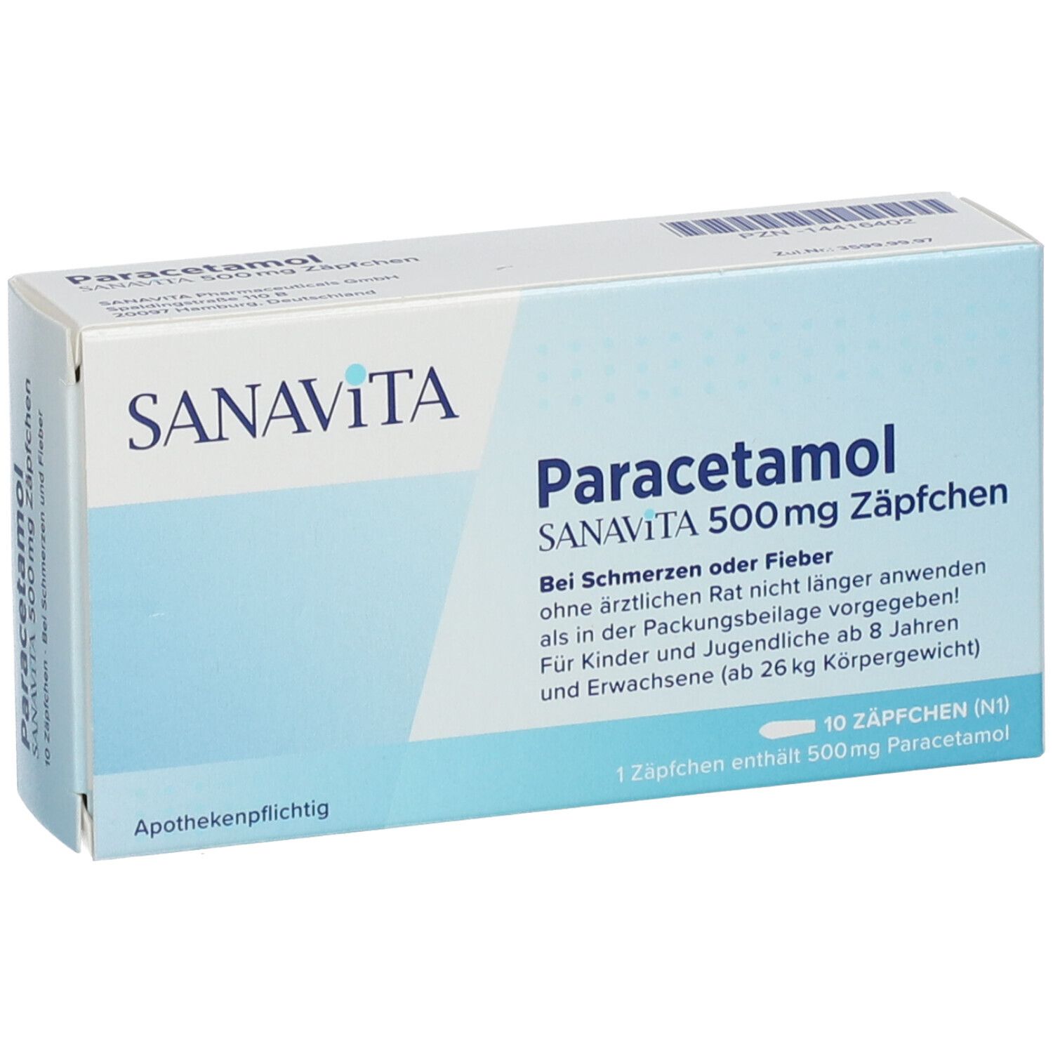 Paracetamol Sanavita 500 mg