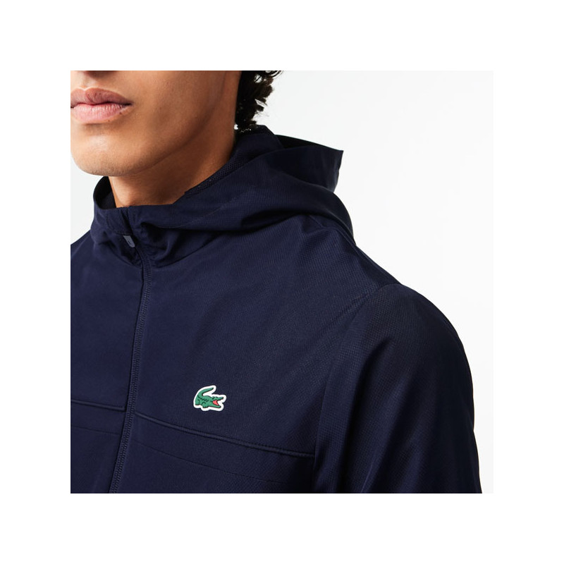 Veste de sport à capuche Lacoste Fiber