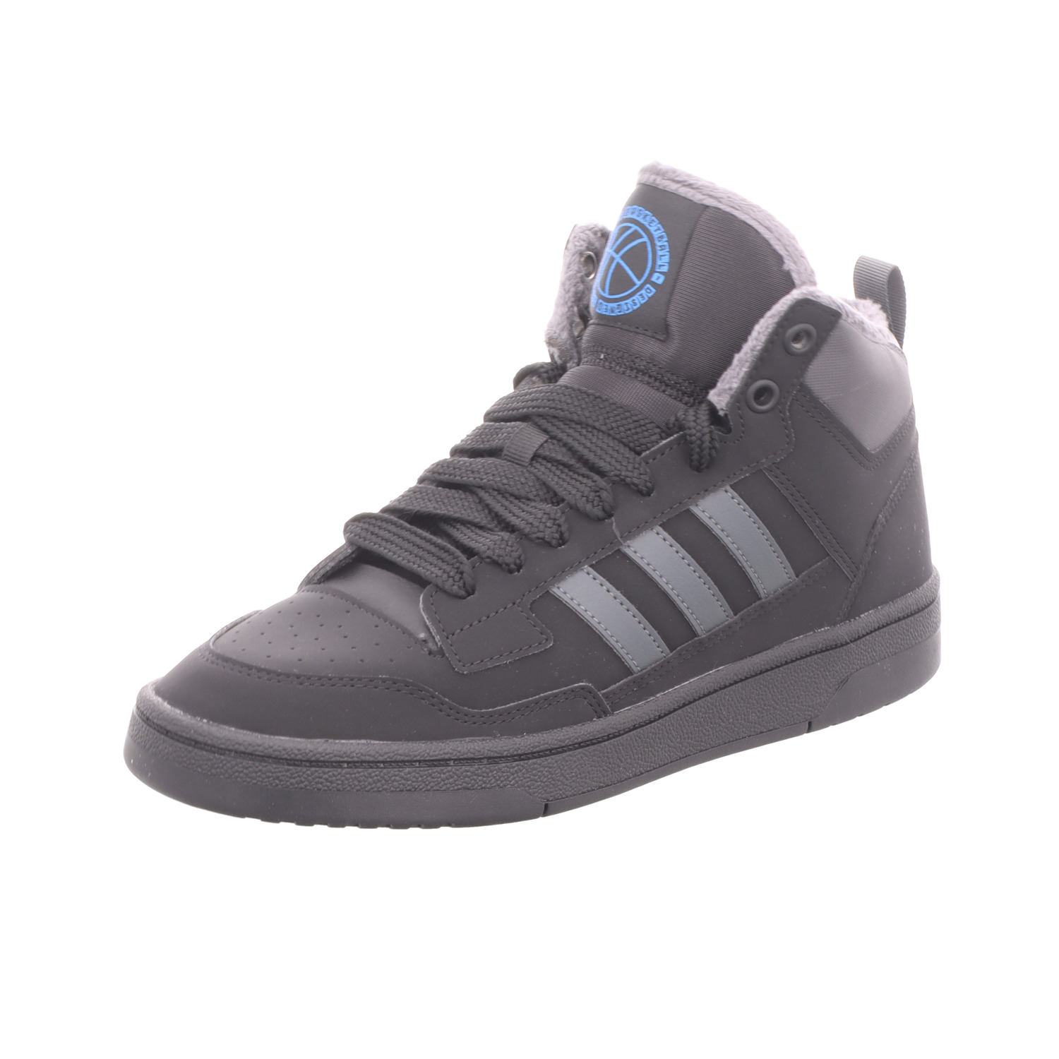 adidas Herren-Sneaker RAPID COURT MID WINTERIZED gefüttert Schwarz-Grau