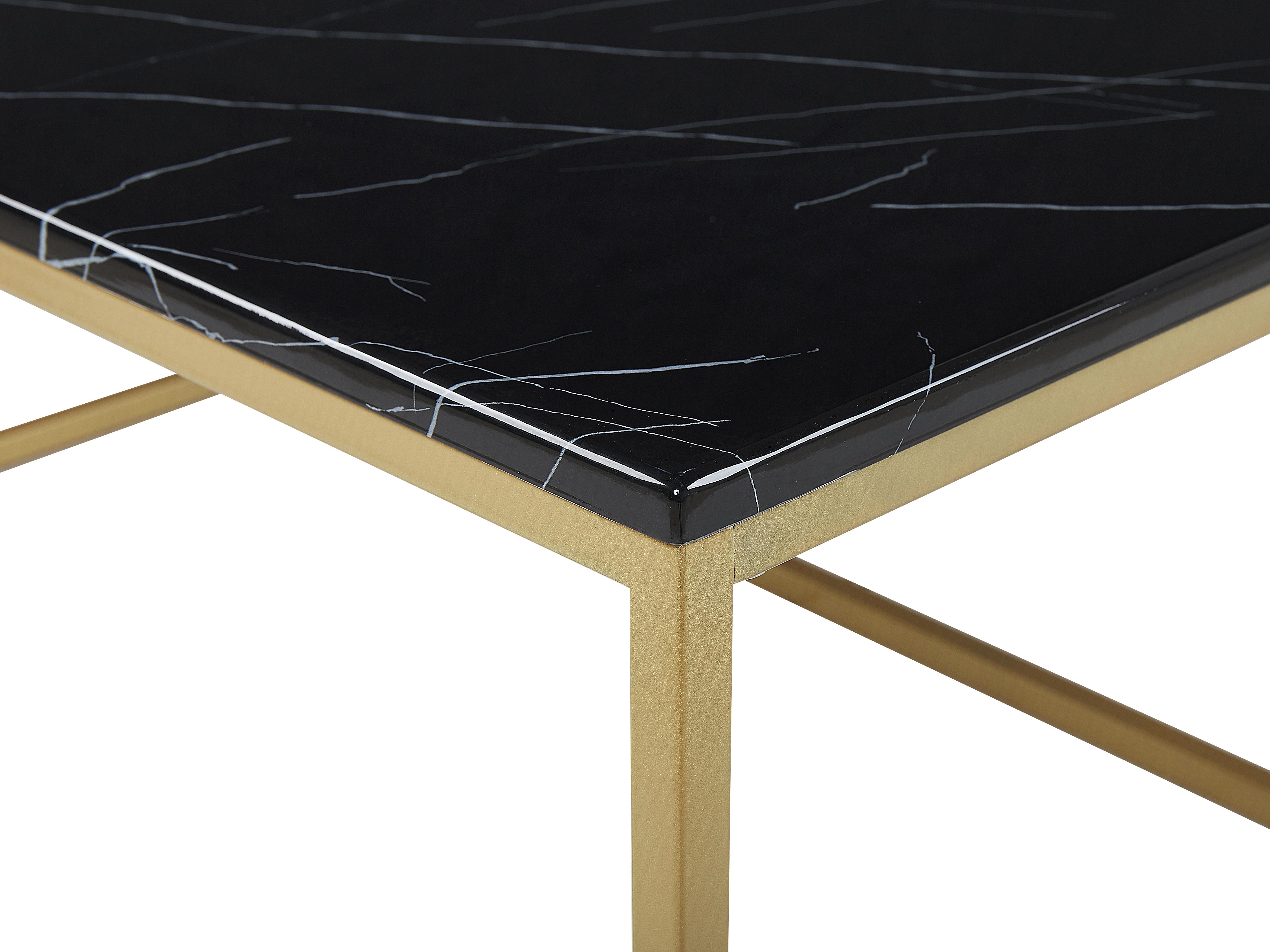 Salontafel DELANO Zwart/goud