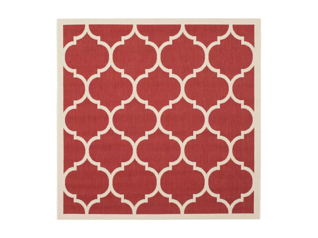 Tapis Red & Bone 160 X 160 cm - Arista