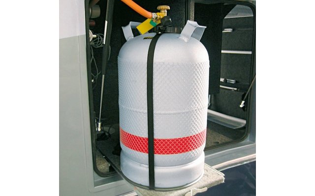 Gasflaschenhalterung aus Kunststoff