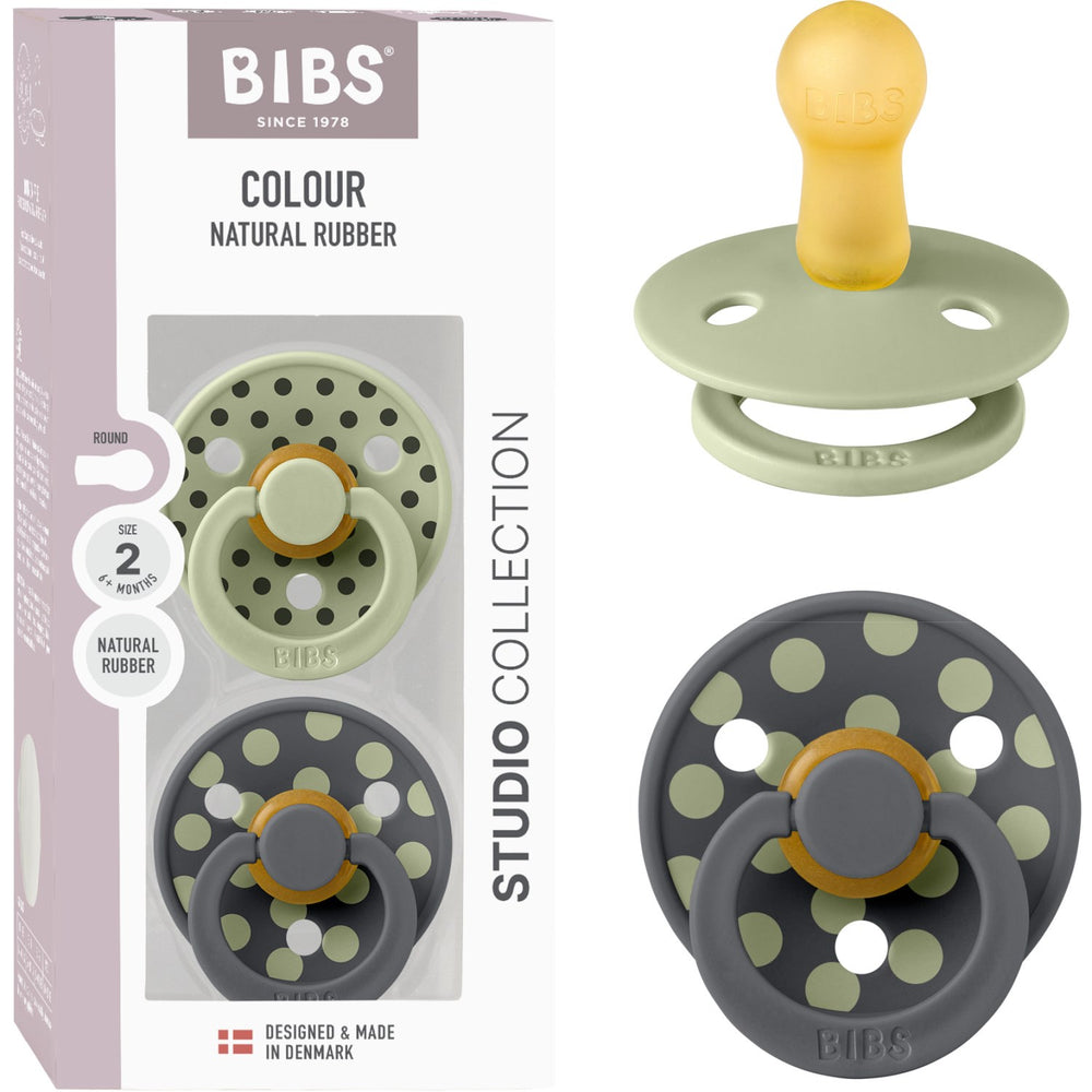 Køb Bibs Sage/Iron Sut Studio Colour 2-Pak Polka Latex
