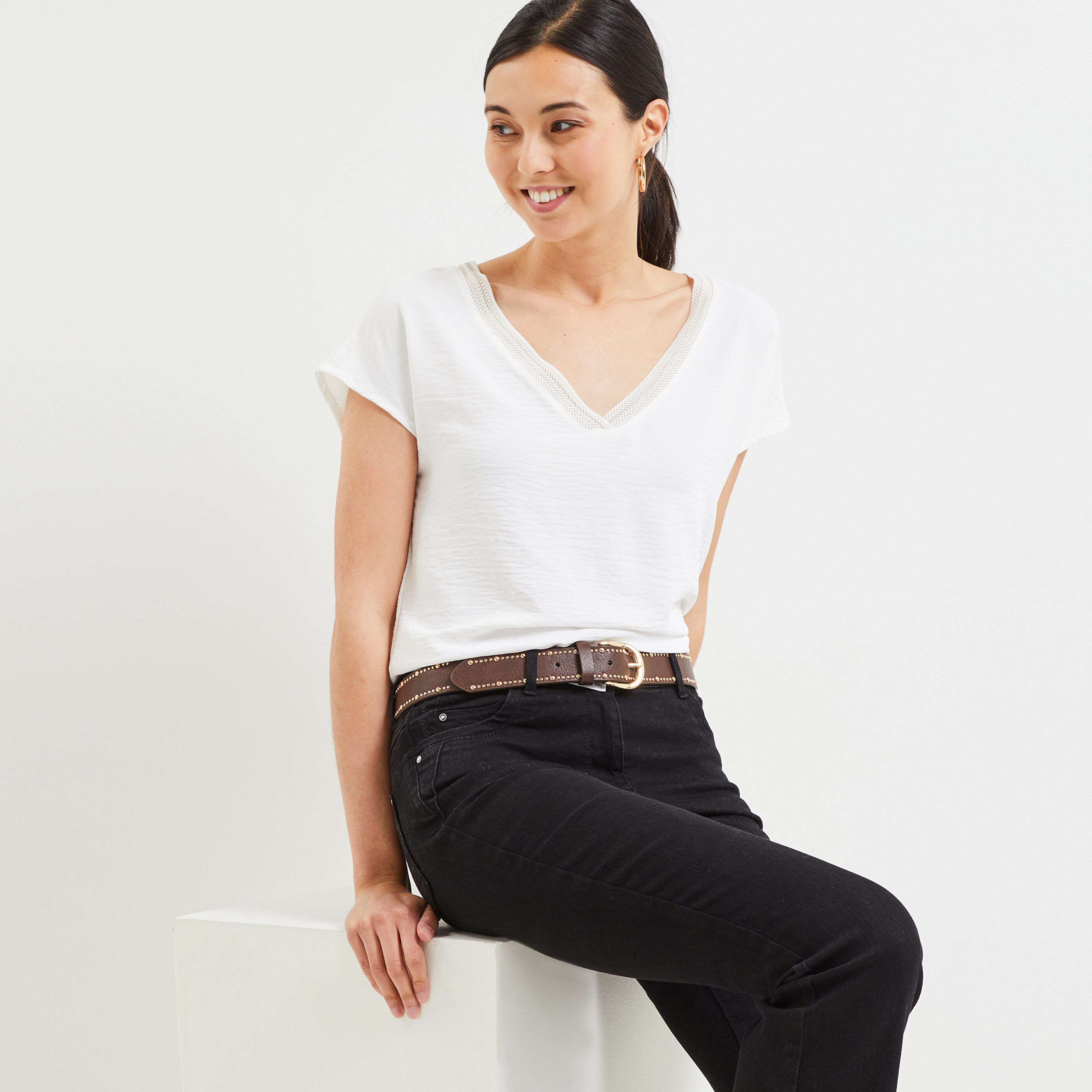 Blouse femme - ECRU