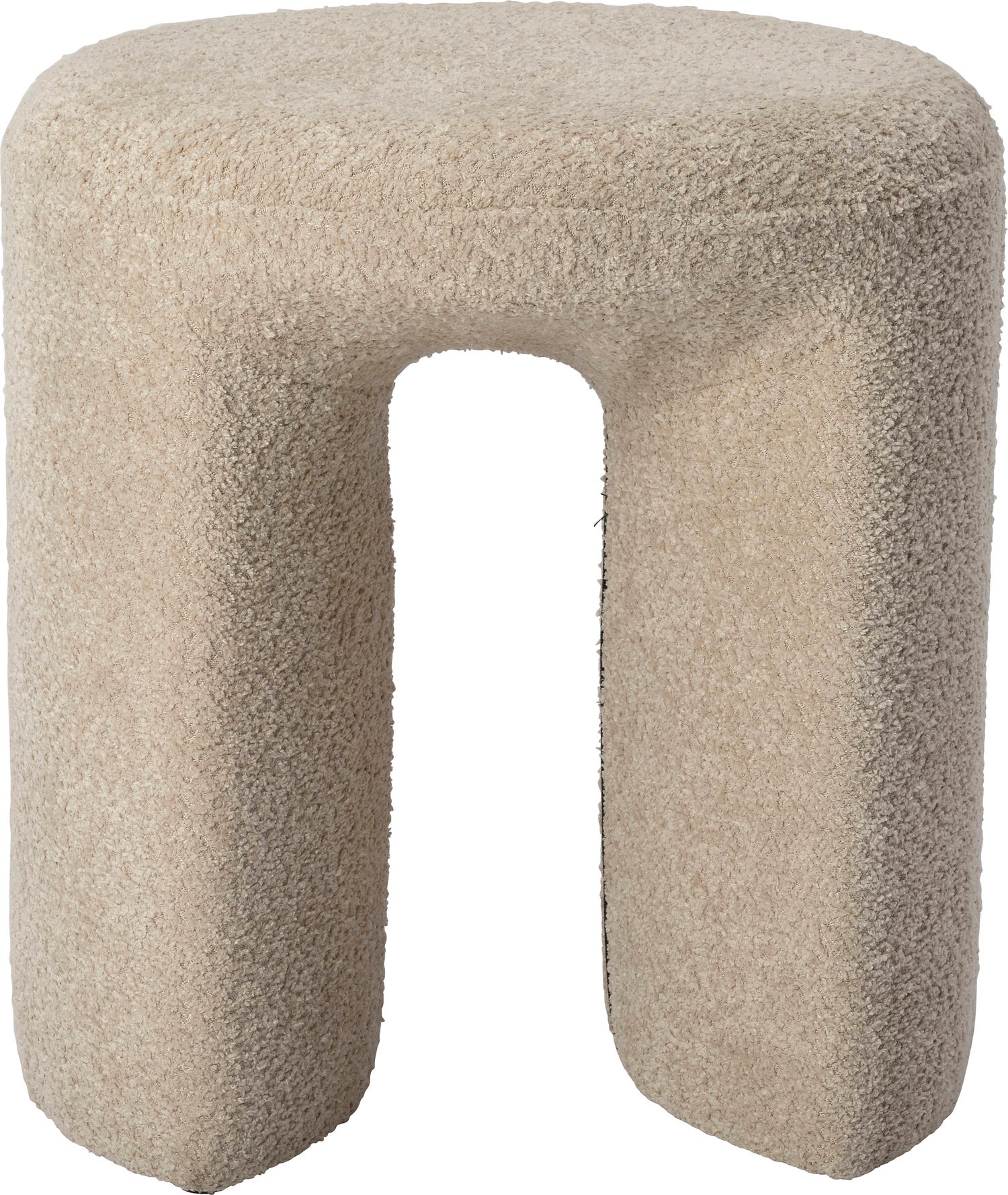 Intratuin poef Fred beige 45 x 45 x 46,5 cm