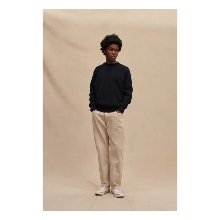 Le Minor Pull Milano Laine Mérinos | Bleu marine