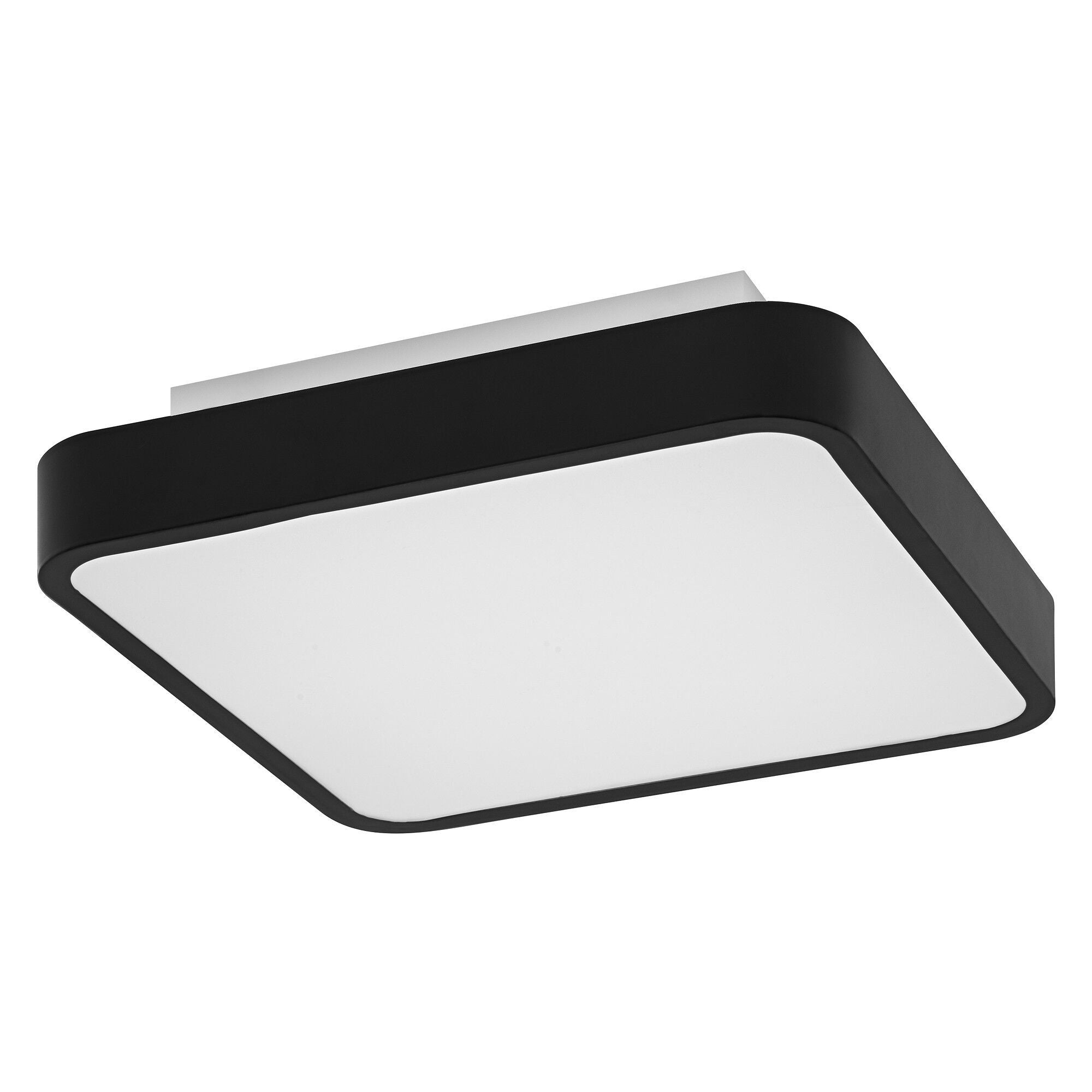 LE_SMART ORBIS BACKLITE Wand-Deckenl squ - Schwarz / B: 35.0 cm x T: 35.0 cm x H: 9.0 cm