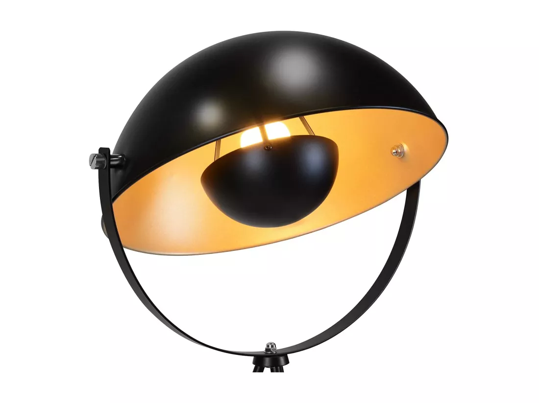 Lampadaire trépied avec abat métal argentée 70 x 70 x 163 cm 01_0000402