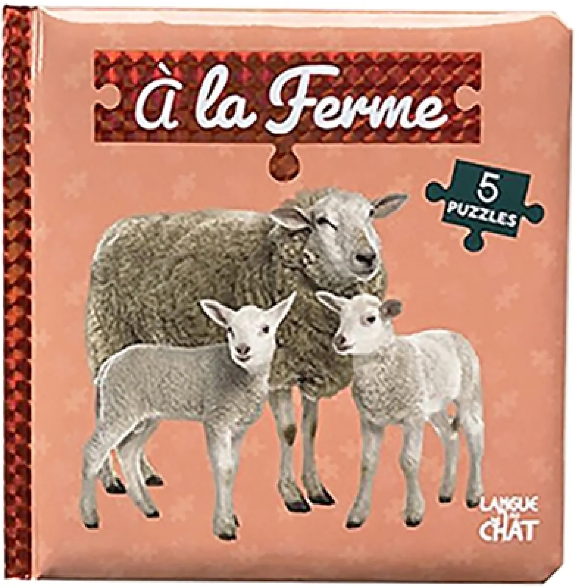 Bébé touche-à-tout : Mon livre puzzle : A la ferme