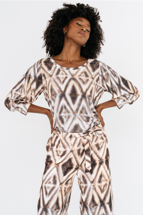 Maicazz multi color dames blouse