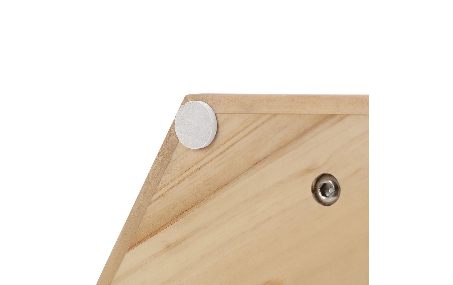 Schmuckhalter 36 cm, Weiss-NaturSchmuckständer mit Schale
