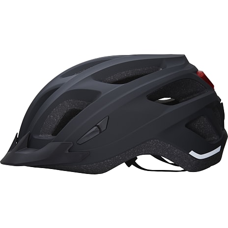 CSI Premium Cykelhjelm med lys 58-62 cm - matsort