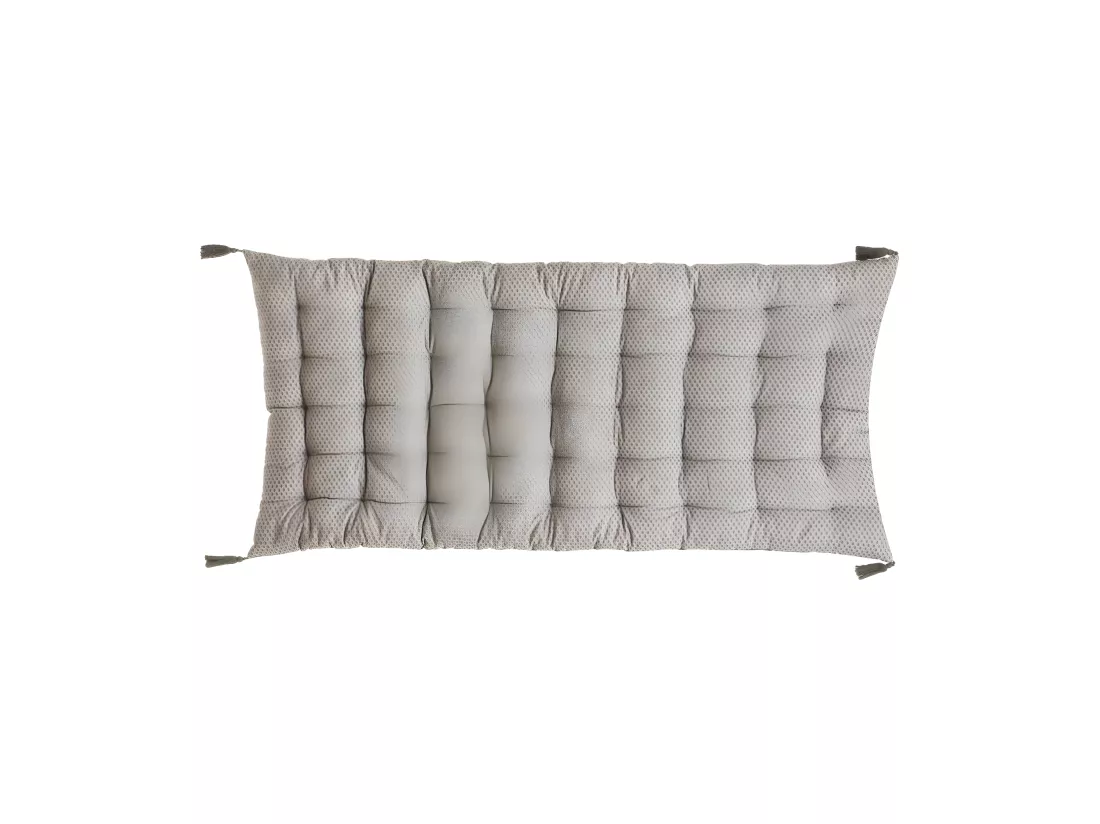 Matelas de Sol Vert Kaki avec Pompons 60 x 120 cm