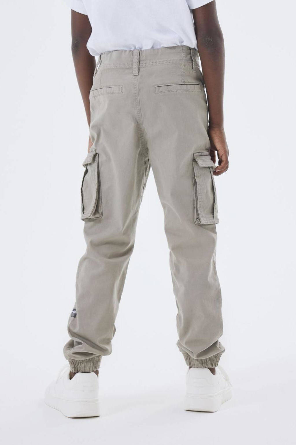 NAME IT regular fit cargobroek NKMRYAN beige