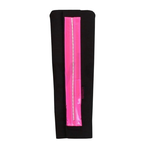 Capa traseira Equisafety com luzes LED rosa