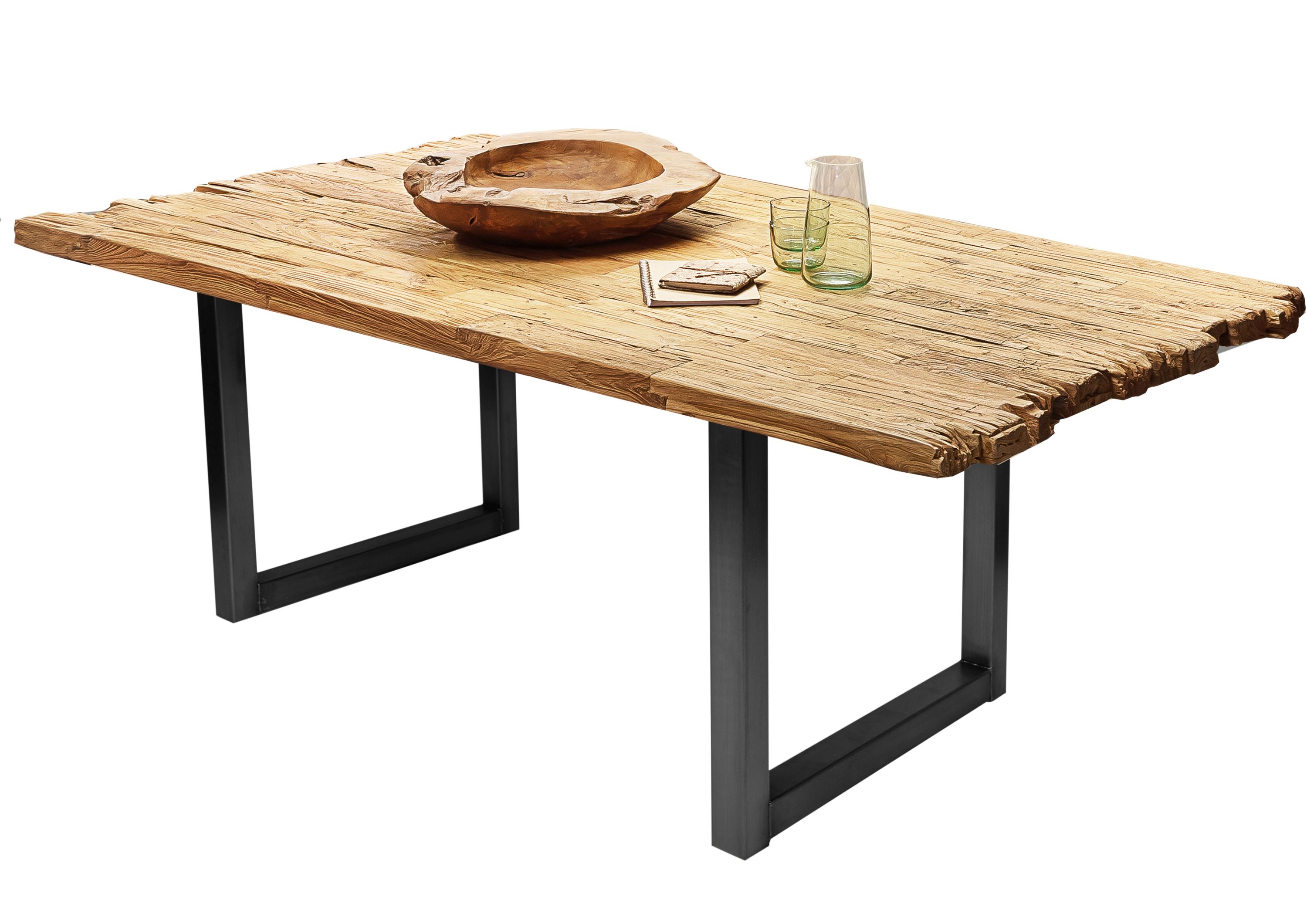 Tischplatte 200x100 Teak Esstisch Schreibtisch DIY Tisch Zubehör Küchentisch