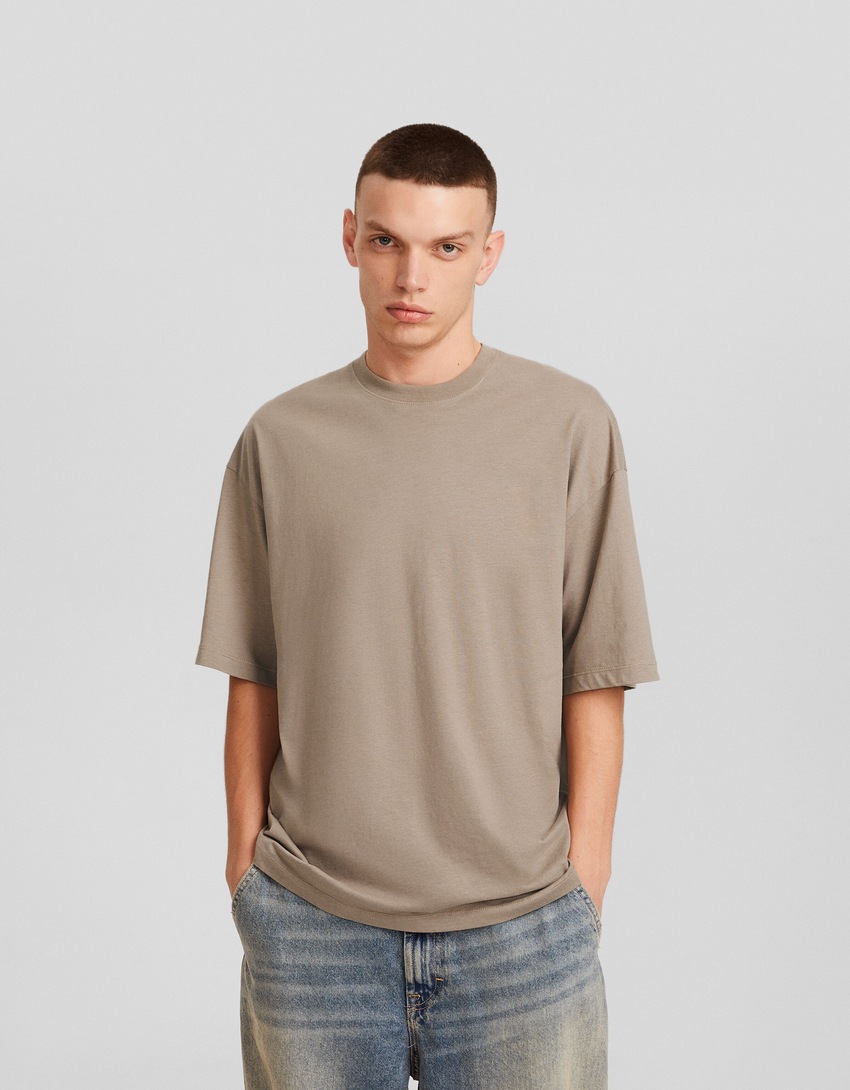 Camiseta de manga curta oversized
