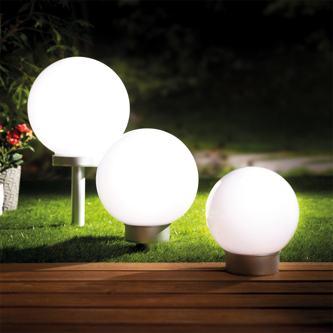 Boule lumineuse solaire
