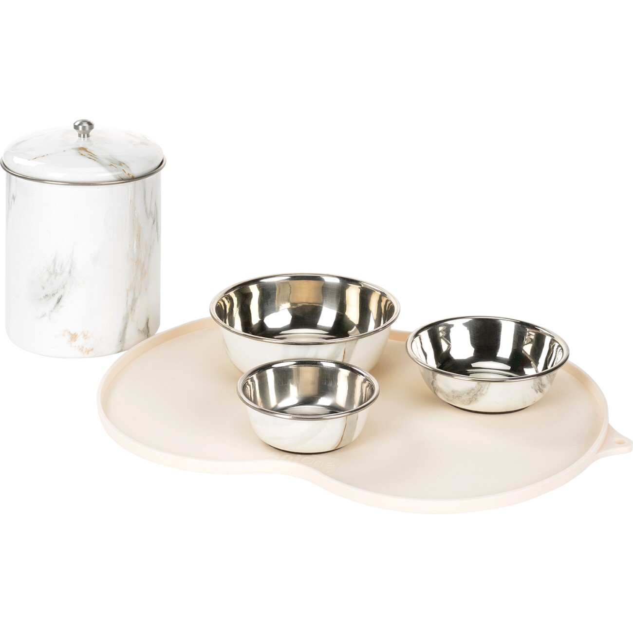 AniOne Napfunterlage 8-shape 40 x 30 cm creme