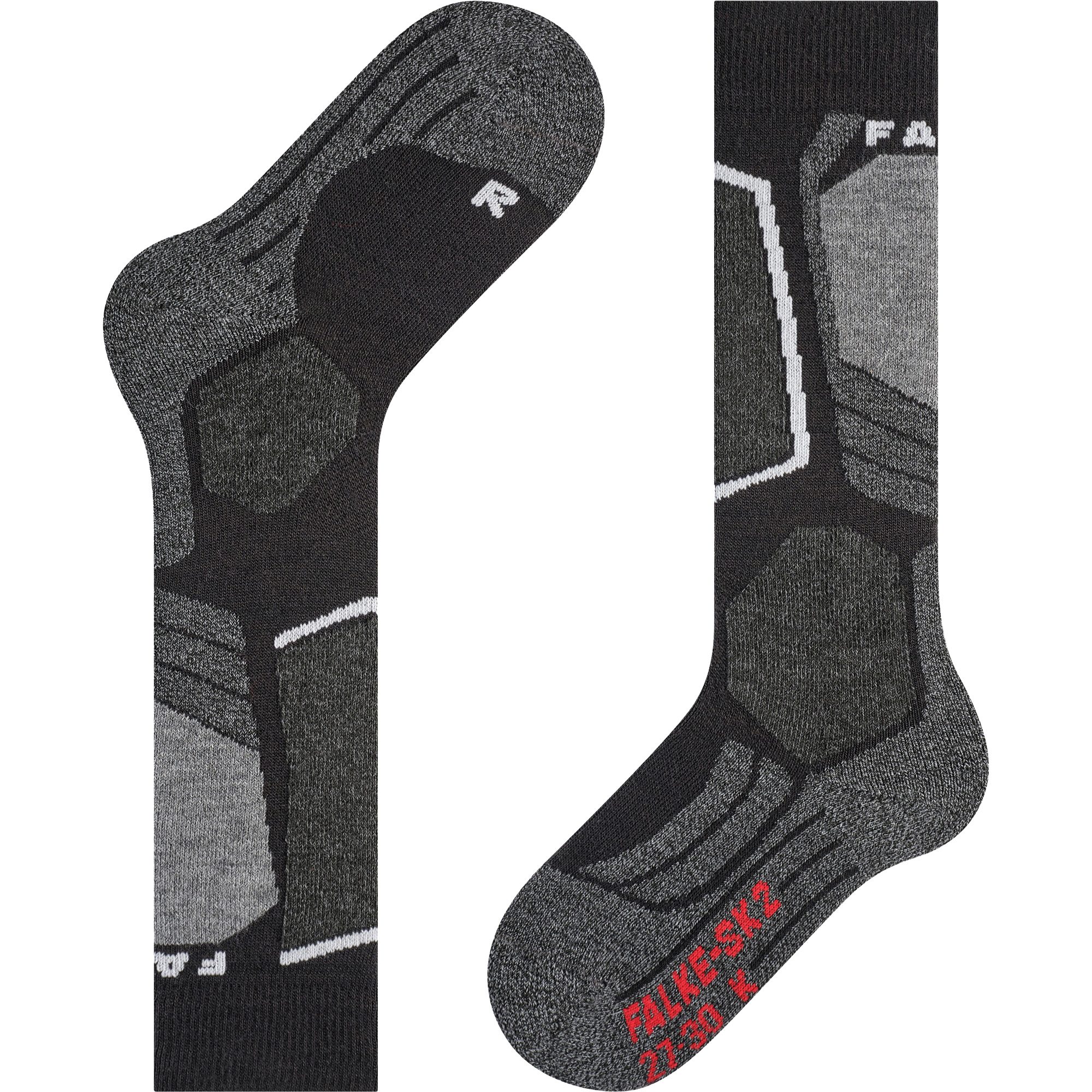 Falke SK2 Skisocken Kinder schwarz