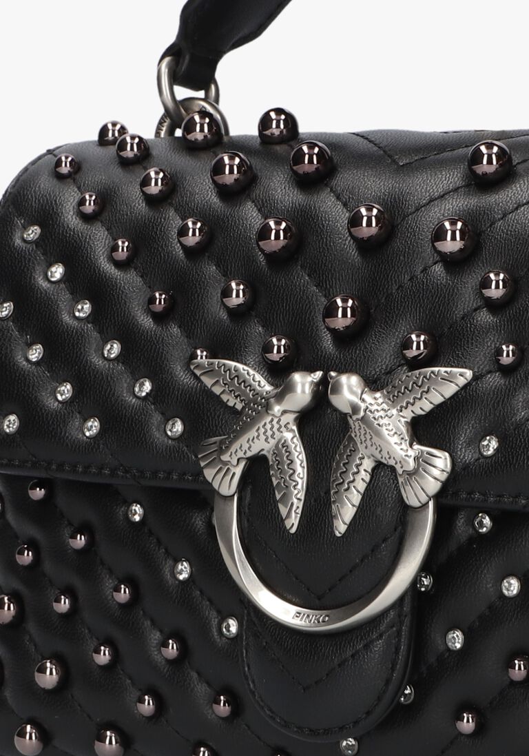 PINKO zwarte pinko schoudertas love lady puff mini