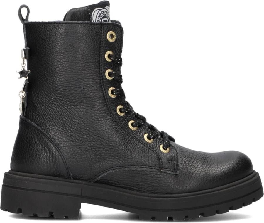 Develab 42968 922 Black Meisjes Veterboots Zwart