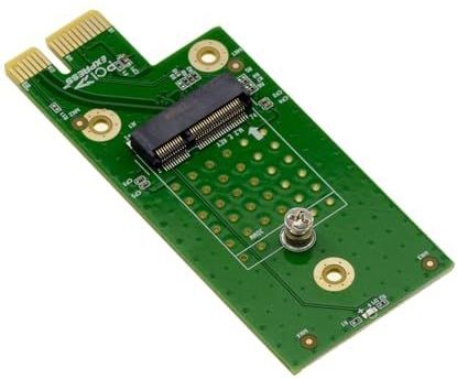 KALEA-INFORMATIQUE PCIe-controller voor M2 WiFi E Key-kaart om een M.2 WiFi-kaart te gebruiken op een PCI Express x1-slot