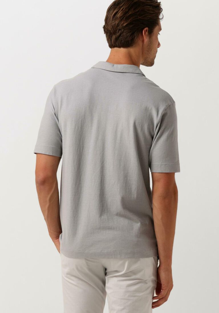 DRYKORN lichtgrijze drykorn polo benedickt 520179