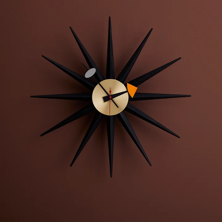 Vitra - Sunburst Clock, mehrfarbig
