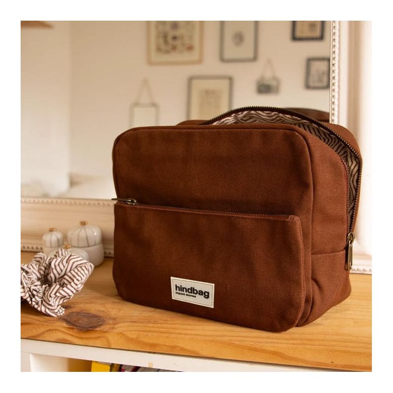 Trousse de toilette Alix 25 cm Chocolat