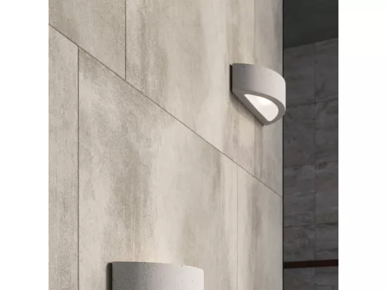 Sollux Lighting Atena Applique murale Up & Down gris béton, 40 cm
