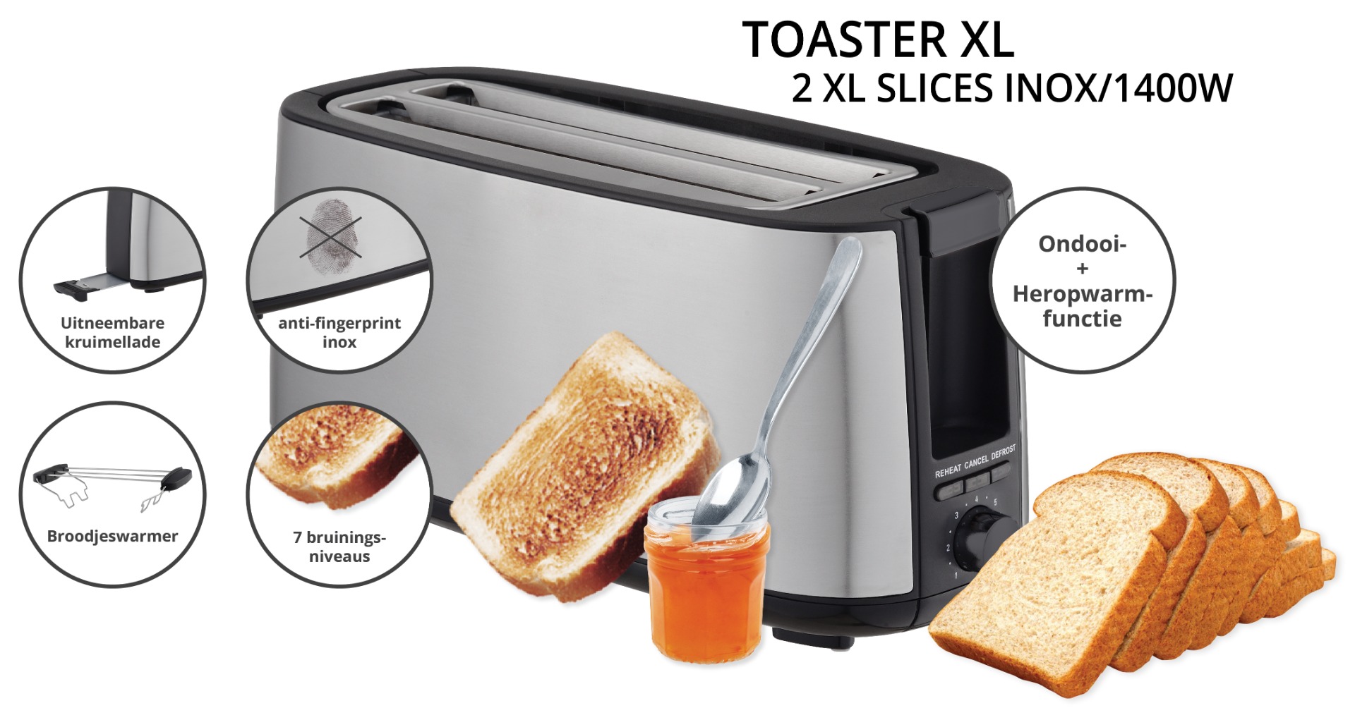 Friac TOA 440IX Broodrooster 2 XL sleuven