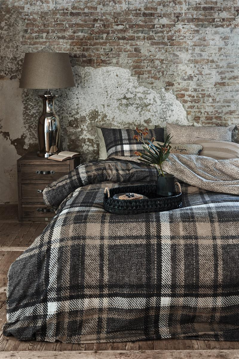 Bettwäsche COZY CHECK 135x200 cm, mit 1 Kissen