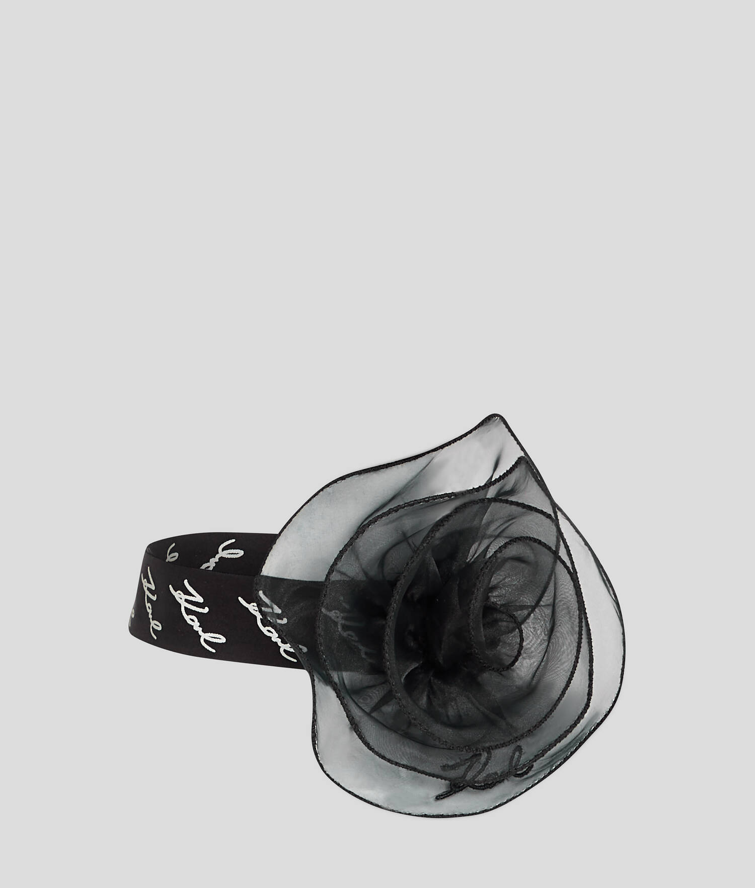 COLLIER RAS DU COU À FLEUR KARL STUDIO - Noir