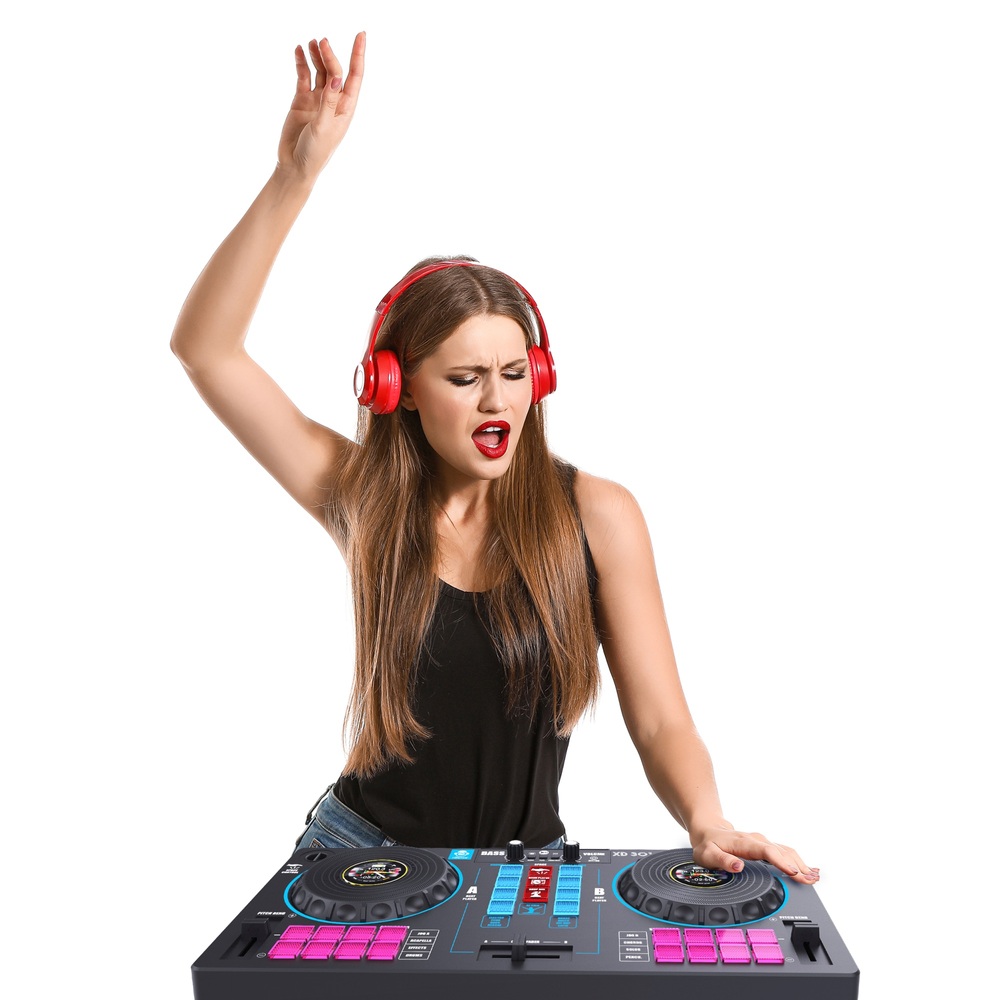 iDance XD-301 DJ-Station mit 2 Lautsprechern
