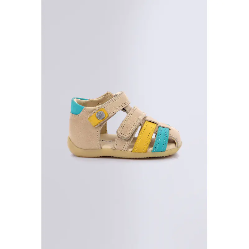 Bipod Beige clair SANDALES Cuir Garçon