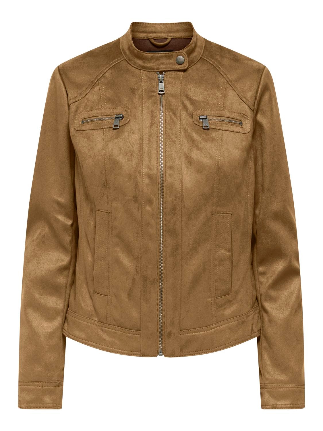 ONLY Lederimitatjacke »ONLBANDIT FAUX SUEDE JACKET OTW« ohne Kapuze