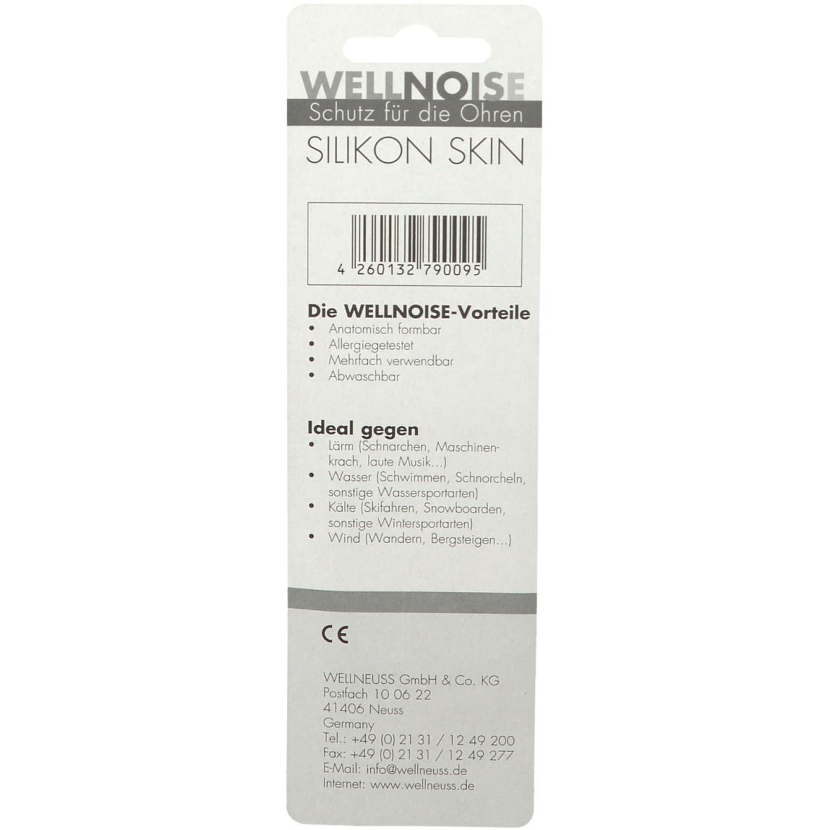 WELLNOISE Ohrenstopfen Skin Blister