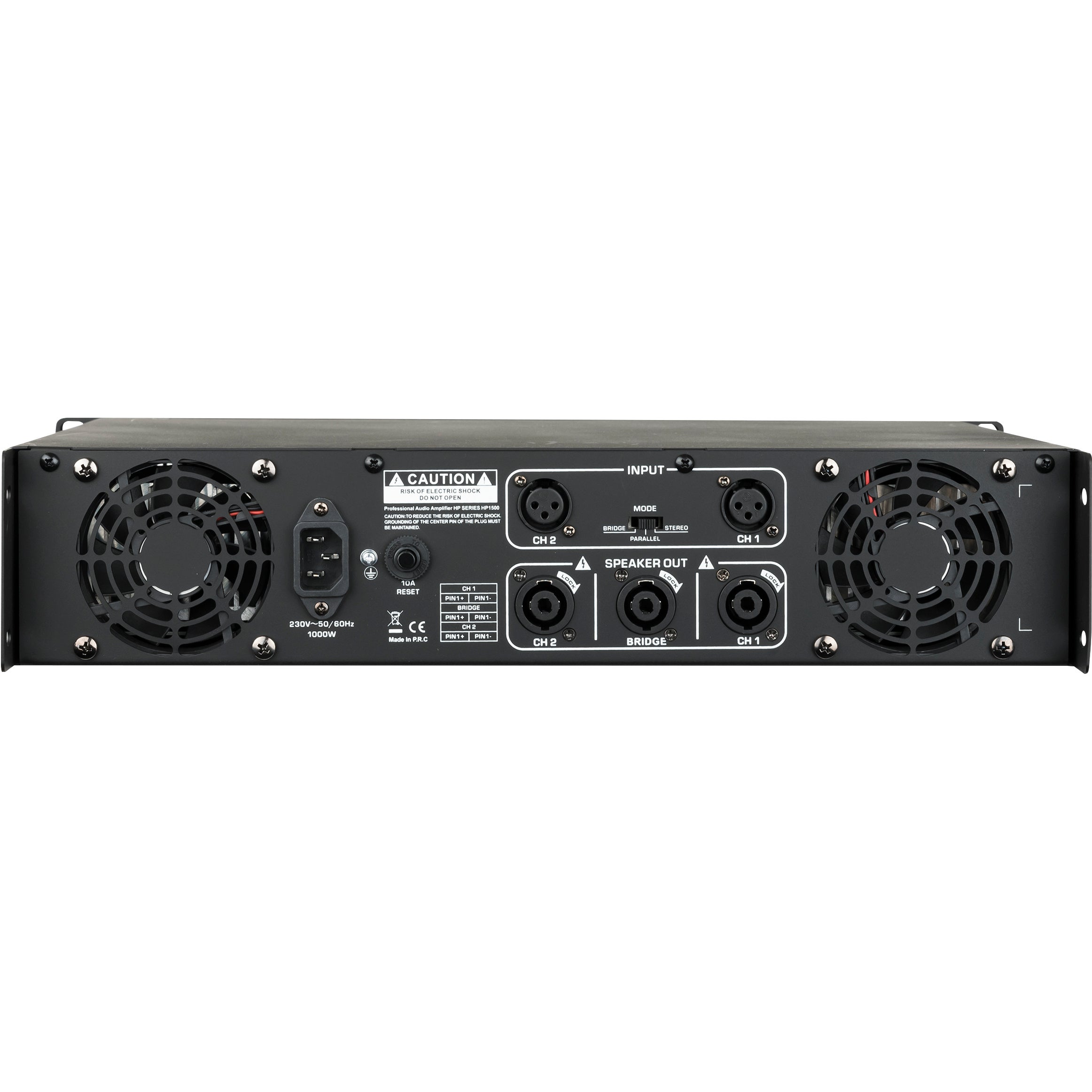 DAP HP-1500 klasse AB versterker 2x 750W @ 4 Ohm
