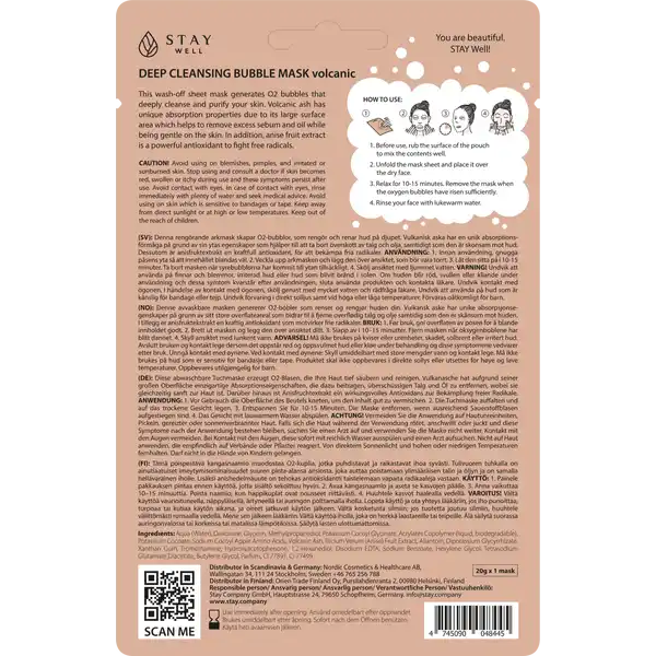 Deep Cleansing Bubble Mask - Volcanic