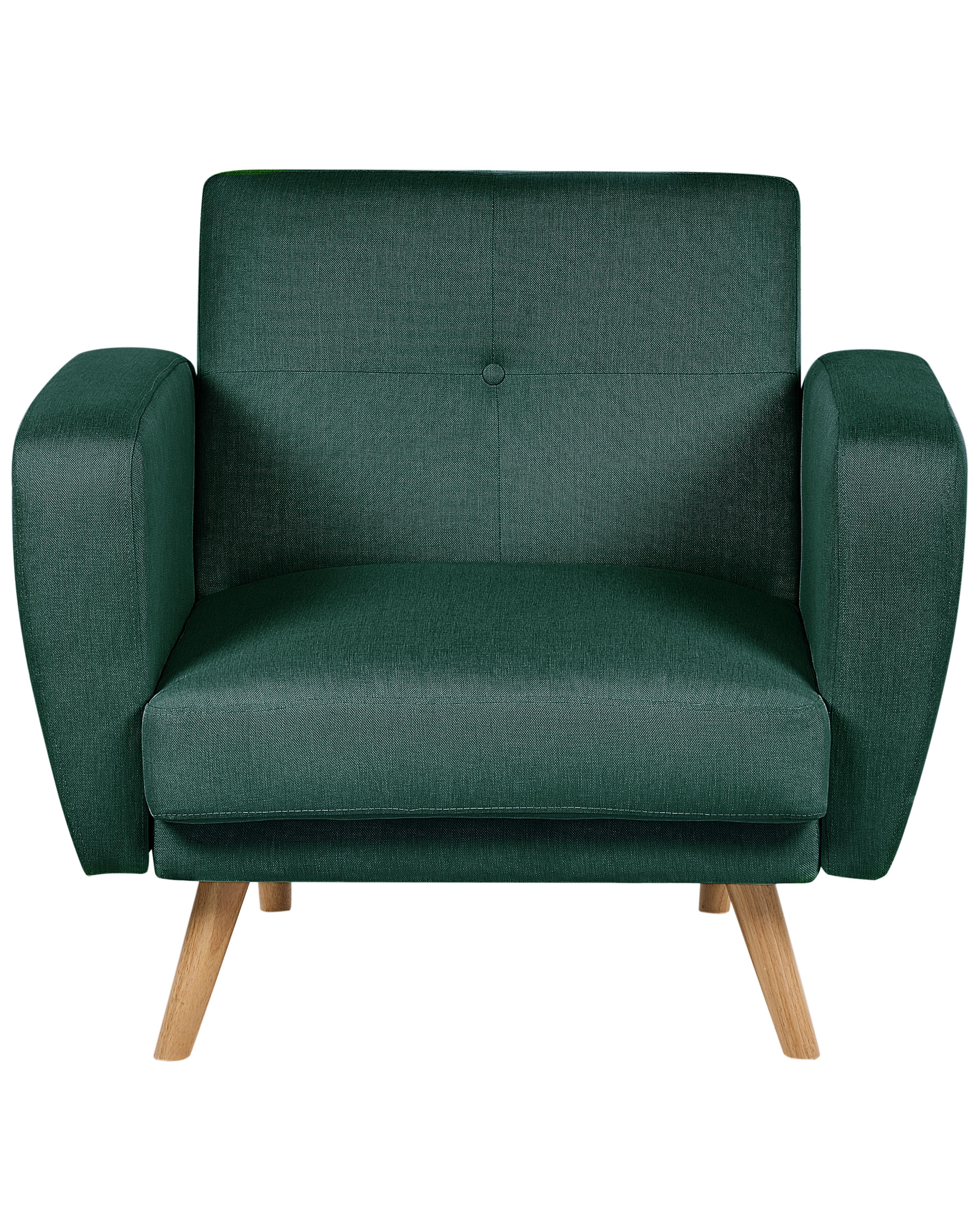 Fauteuil FLORLI Stof Donkergroen